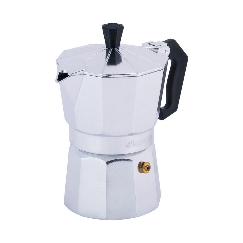 Кофеварка гейзерная Kamille  150мл (3 порции) из алюминия