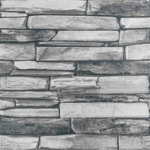 Панель стеновая 3D 68x68x0,4см  серый сланец SW-00002003 Панель стеновая 3D 68x68x0,4см  серый сланец SW-00002003