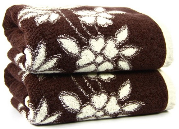 Полотенце Maisonette Solvron 50х90 коричневое 550 г/м2