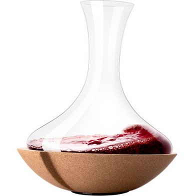 Декантер для вина з корковою підставкою VACU VIN SWIRLING CARAFE, 750 мл Декантер для вина з корковою підставкою VACU VIN SWIRLING CARAFE, 750 мл