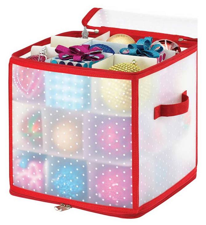 Короб Handy Home для хранения новогодних украшений 31х31х31 см (ESH23) Короб Handy Home для хранения новогодних украшений 31х31х31 см (ESH23)
