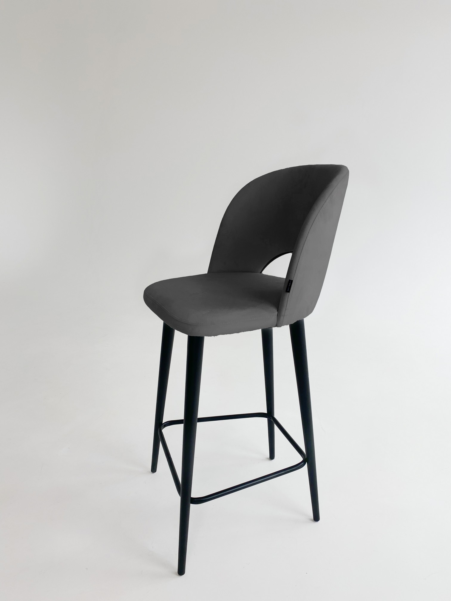 Стул полубарный Марк Дерево темно-серый