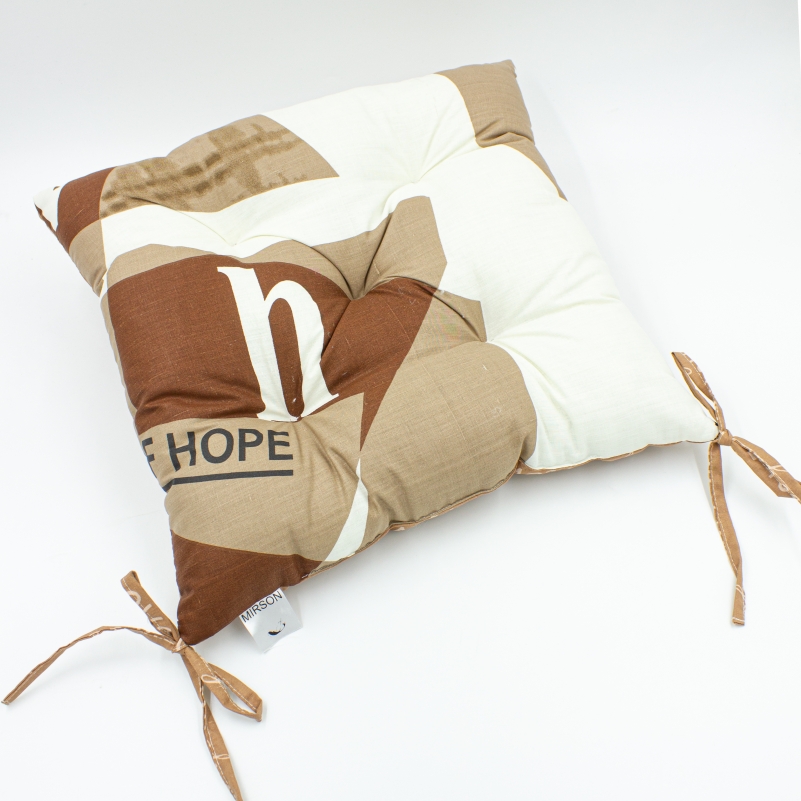 Подушка для стільця MirSon Бязь Принт 17-0534 Patsy