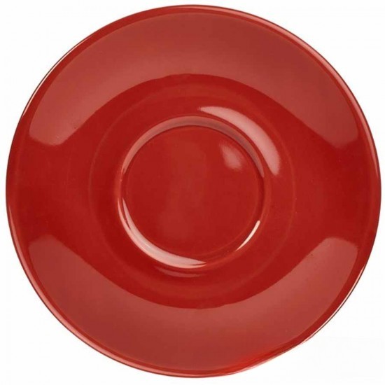 Блюдце Color Tea 12 см красное GenWare 6шт Блюдце Color Tea 12 см красное GenWare 6шт