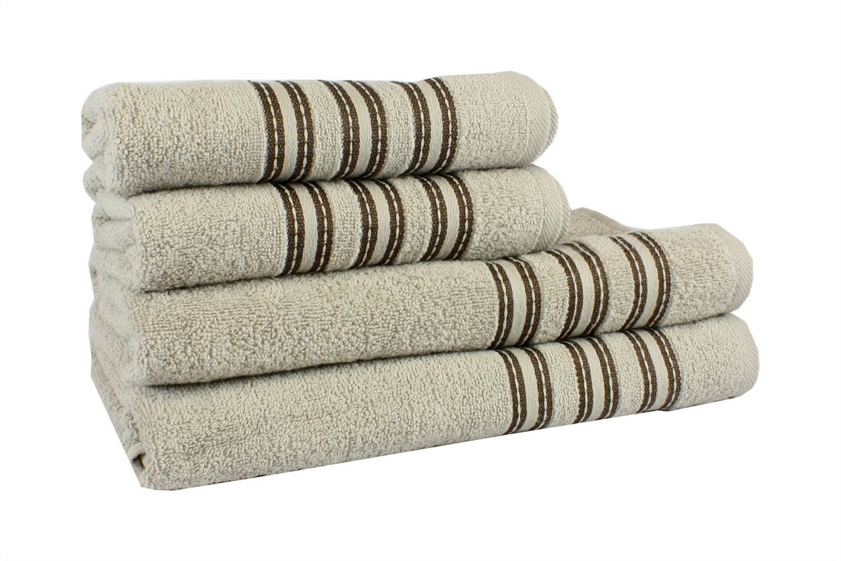 Полотенце Izzi Home Ares 70х140 бежевое 400г/м2 Полотенце Izzi Home Ares 70х140 бежевое 400г/м2