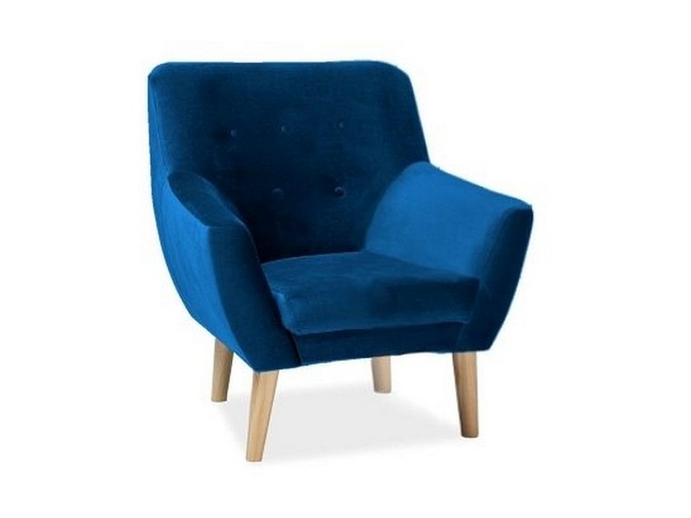 Кресло Nordic 1 Velvet Синий