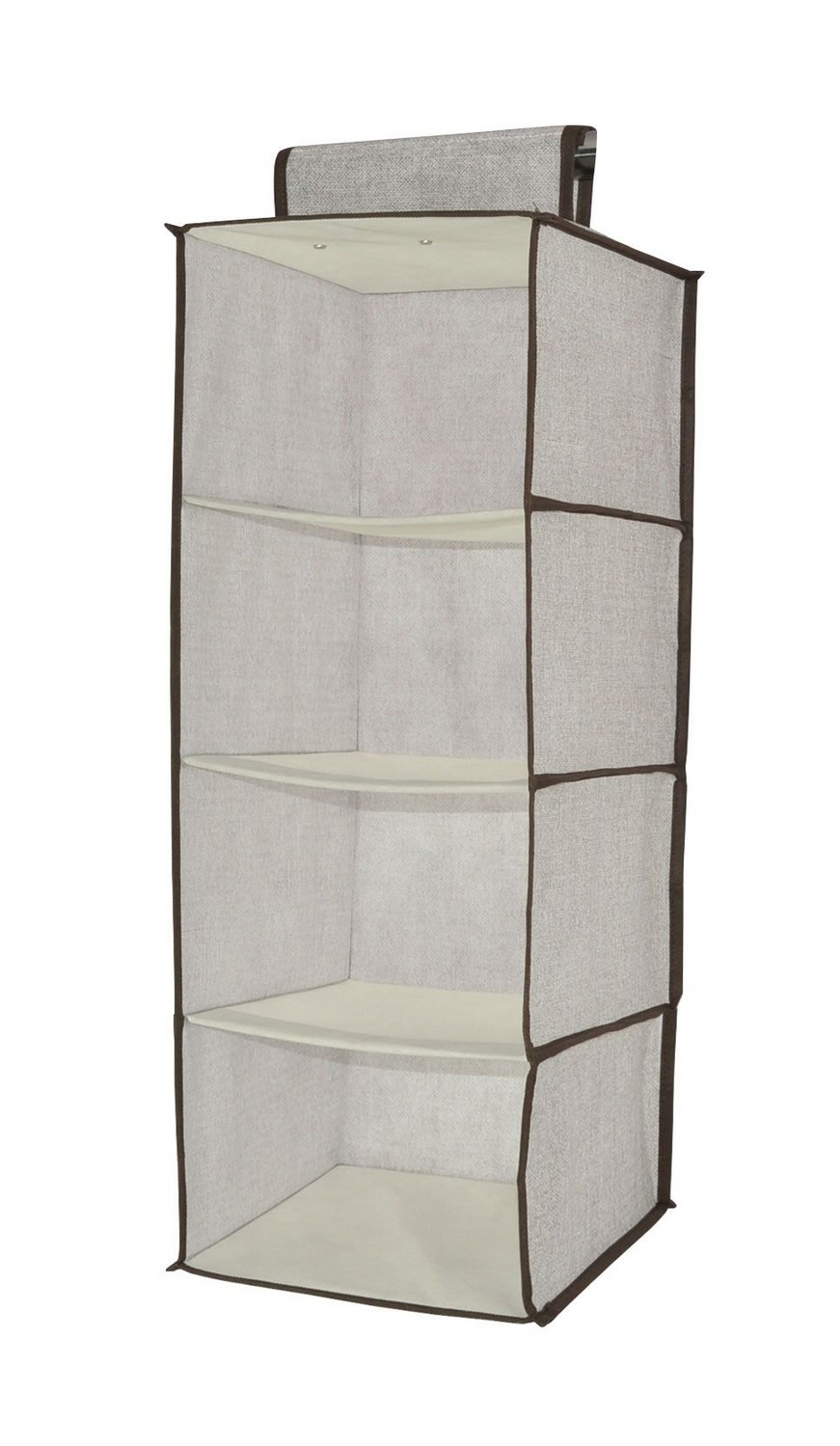 Органайзер підвісний Handy Home, 4 секції, 28x28x80 см Бежевий (ESH34) Органайзер підвісний Handy Home, 4 секції, 28x28x80 см Бежевий (ESH34)