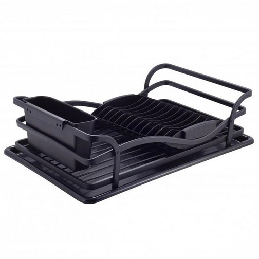 Сушарка для посуду Ofenbach 46,5х32х13,5 см з алюмінію з піддоном Сушарка для посуду Ofenbach 46,5х32х13,5 см з алюмінію з піддоном