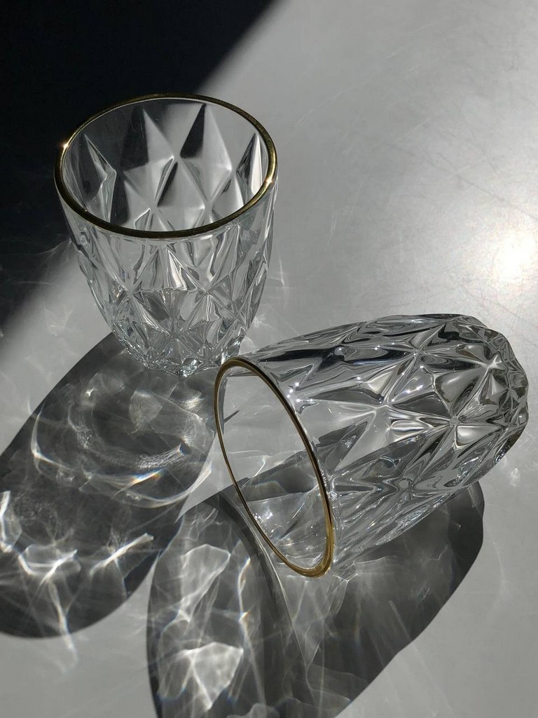 Набір склянок Olens  270 мл Золотий смарагд  6 шт