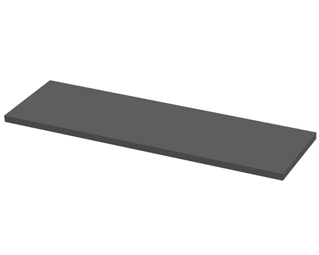Полка Gina 545х200х16 Графит Полка Gina 545х200х16 Графит