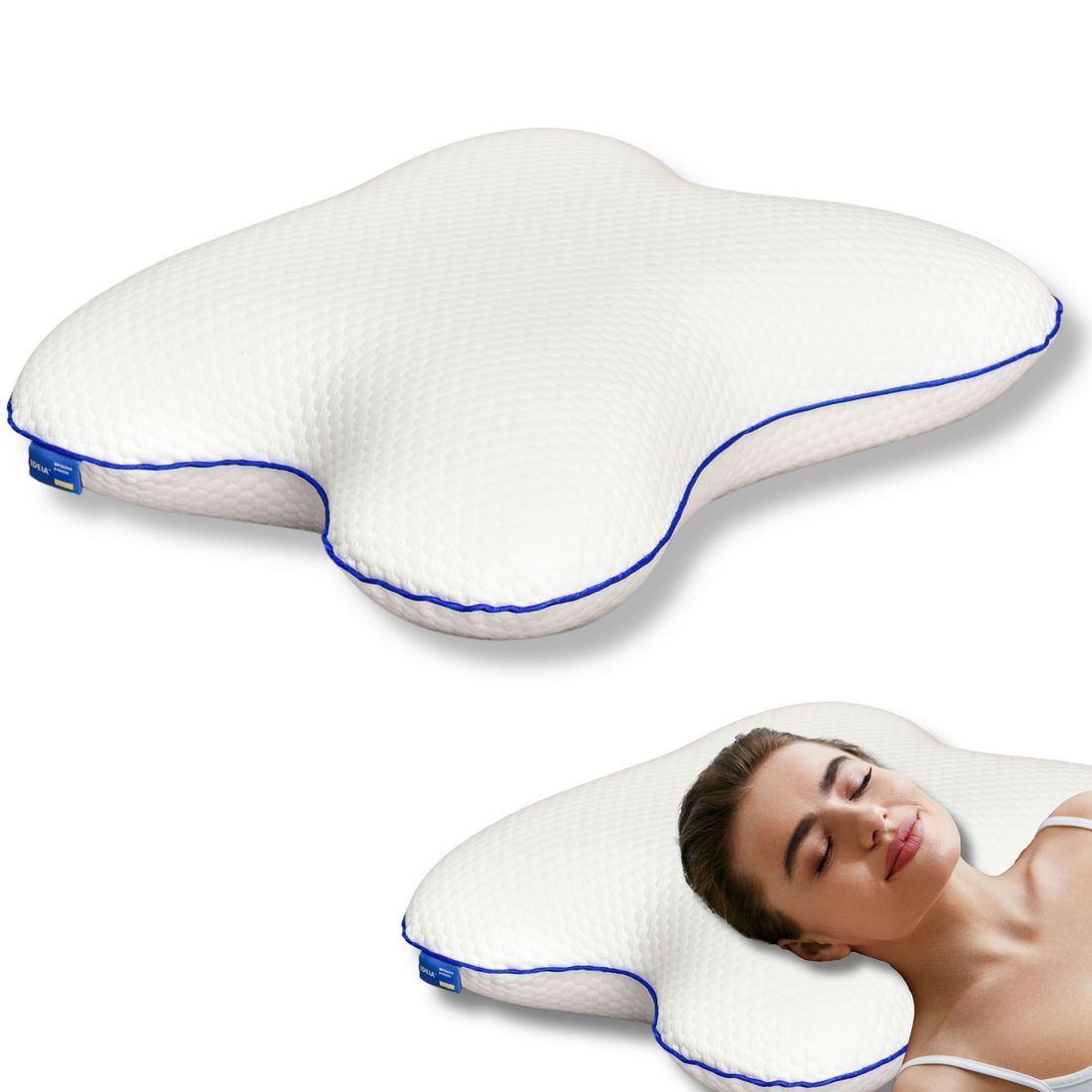 Ортопедична подушка Memory Foam IDEIA метелик 58х50 см
