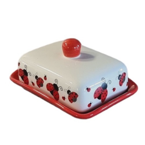 Масленка Божья коровка 13х17х5,5см