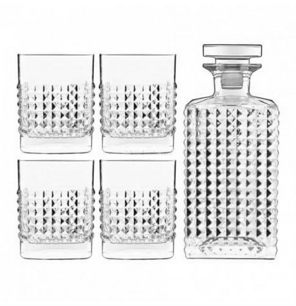 Набор для виски Luigi Bormioli Elixir , 5 предметов 12469/01 Набор для виски Luigi Bormioli Elixir , 5 предметов 12469/01