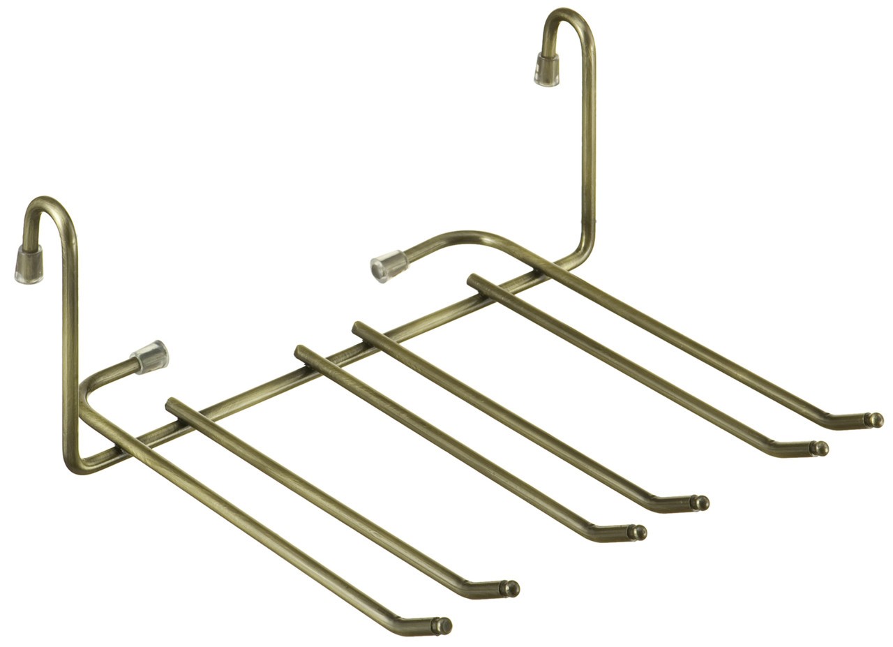 Полка для фужеров 230х170х75 мм бронза YJ-G507 BA