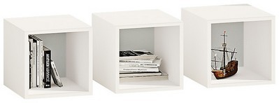 Комплект полок Квадро 370х370 (3 шт.) белая Комплект полок Квадро 370х370 (3 шт.) белая
