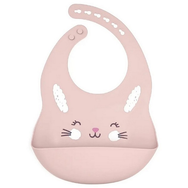 Нагрудник с принтом Мордочка Blush pink Нагрудник с принтом Мордочка Blush pink