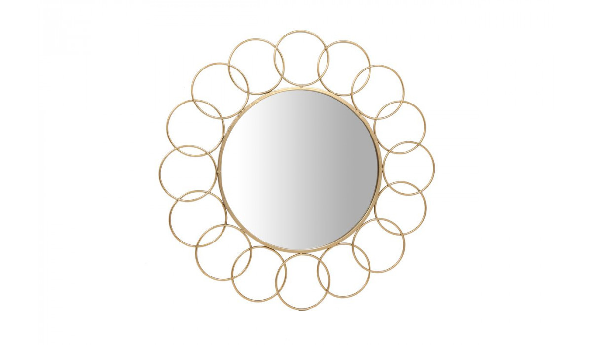 Зеркало настенное Gera SM110 Gold 80х80см Зеркало настенное Gera SM110 Gold 80х80см