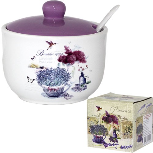 Цукорниця зложкою Прованс 11х7,5см , 450мл фото 1