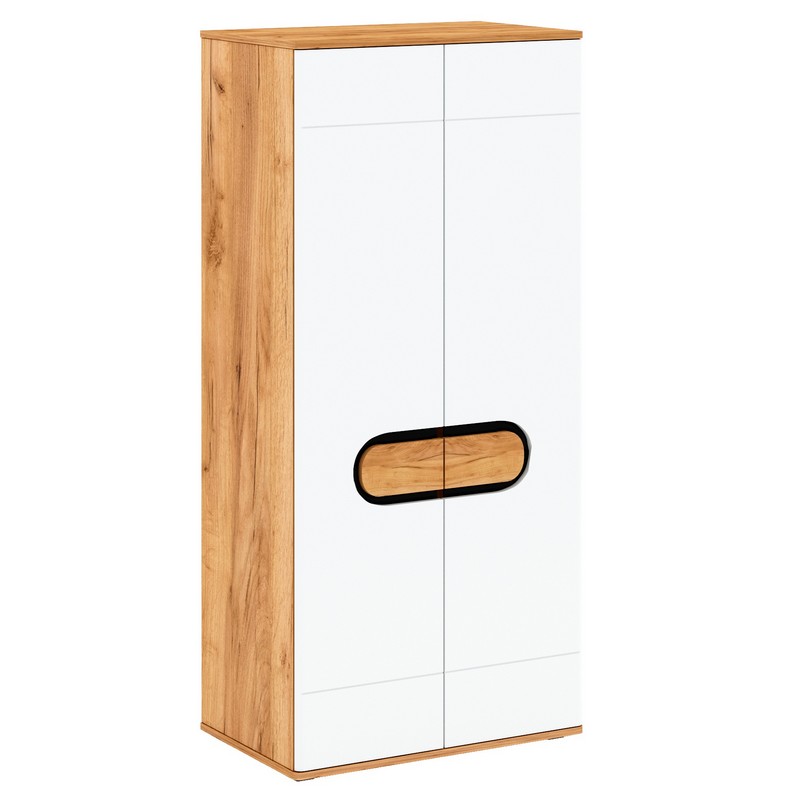 Шафа розпашна Rodan F крафт золотий/ білий