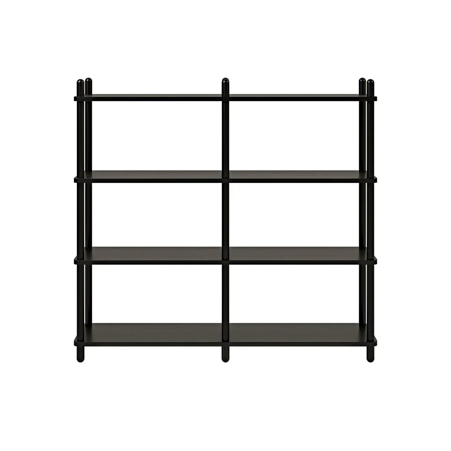 Полка-этажёрка  DAO №2-4 черная