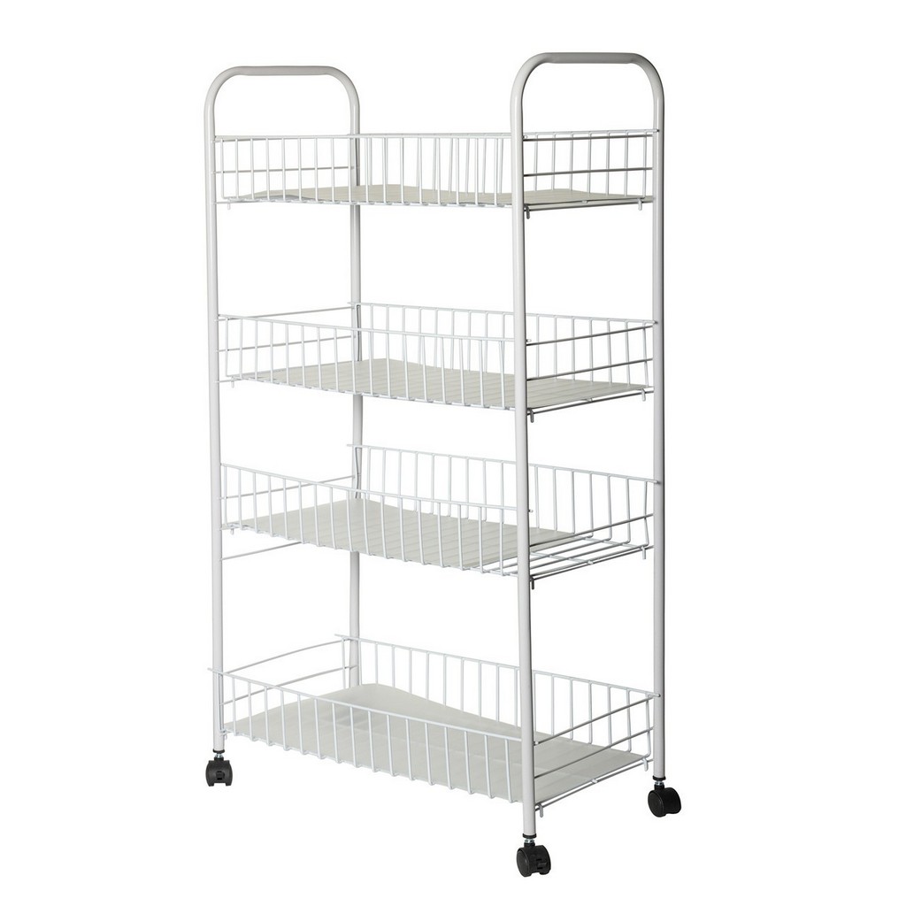 Етажерка 4-х ярусна Besser  металева KM-2750-4 Етажерка 4-х ярусна Besser  металева KM-2750-4