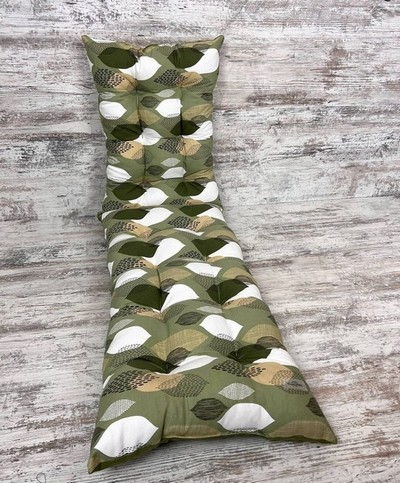 Подушка на підвіконник панама «Leaves» зелений Подушка на підвіконник панама «Leaves» зелений
