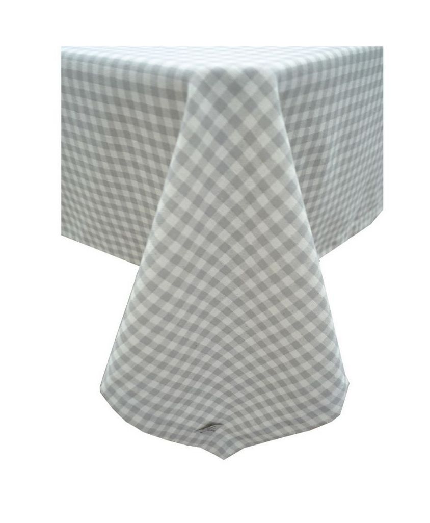 Скатерть Прованс Bella Серая клеточка 85х85  (13628)