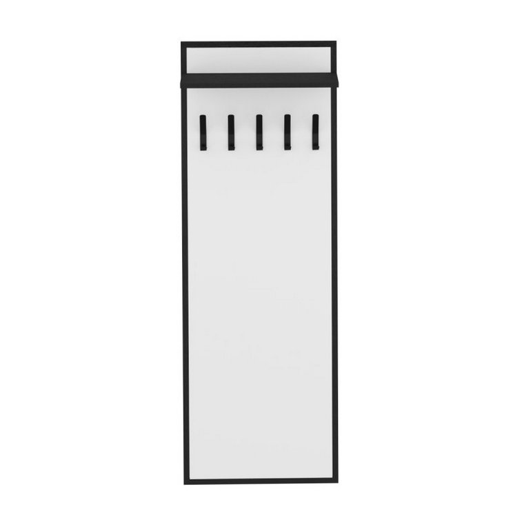 Настенная вешалка  Миранда 2 Черный/ Белый