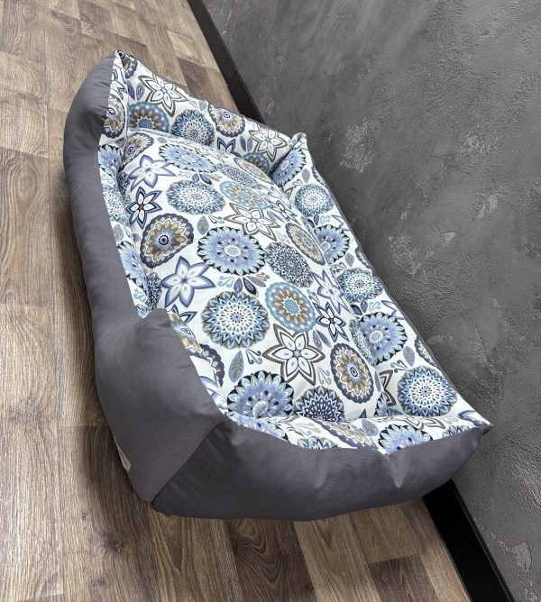 Лежак для котів та собак панама модель 2 “Patterns”