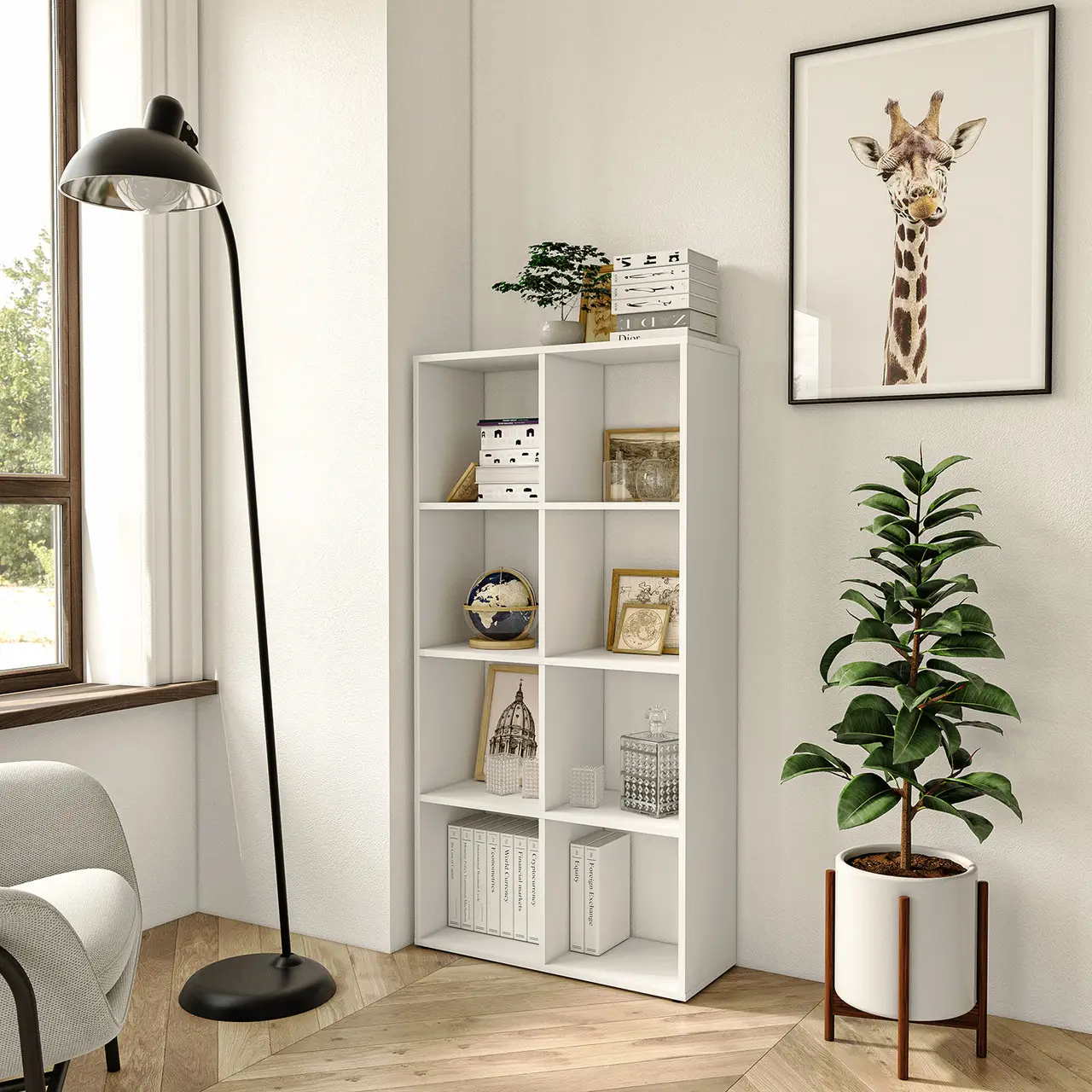 Стеллаж GT10 белый Стеллаж GT10 белый