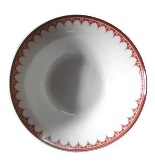 Салатник Вышиванка красный ромб 18см 12 шт Салатник Вышиванка красный ромб 18см 12 шт