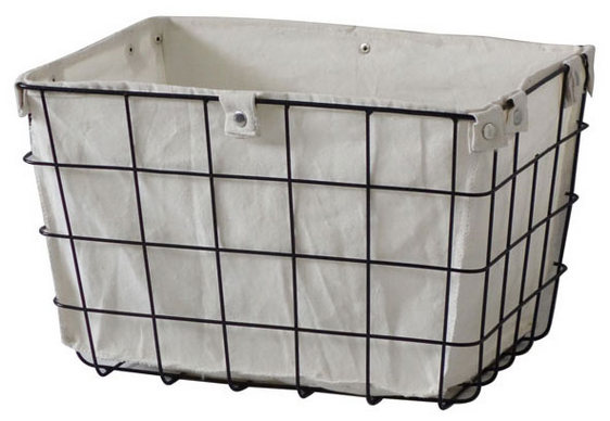Корзина Handy Home металлическая сетчатая с вкладышем 40x30х25 см Корзина Handy Home металлическая сетчатая с вкладышем 40x30х25 см