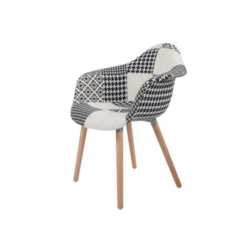 Стул-кресло Dalas TD110/2 Черно-белый