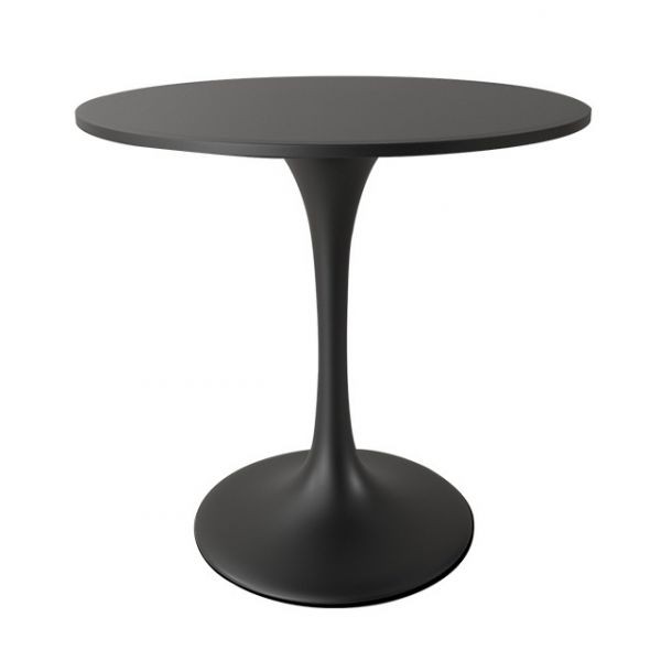 Стол обеденный Peony H18 D600 черный