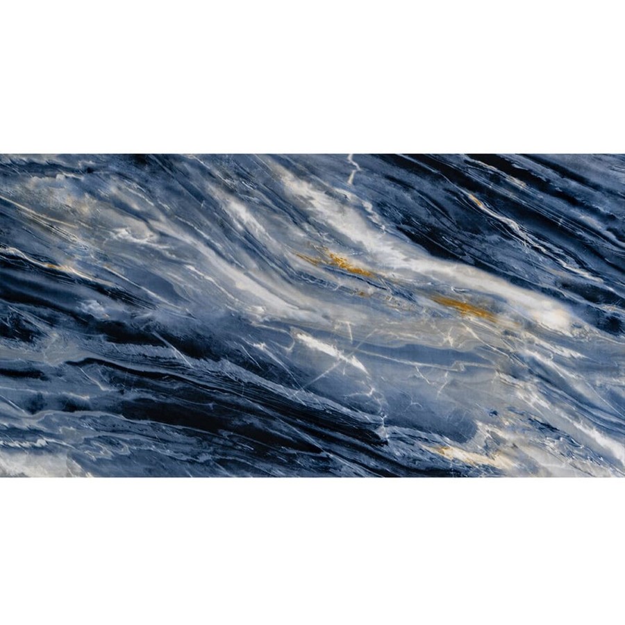 Самоклеюча стінова PET плитка 60x30x0,2см  синій мармур SW-00002299 Самоклеюча стінова PET плитка 60x30x0,2см  синій мармур SW-00002299