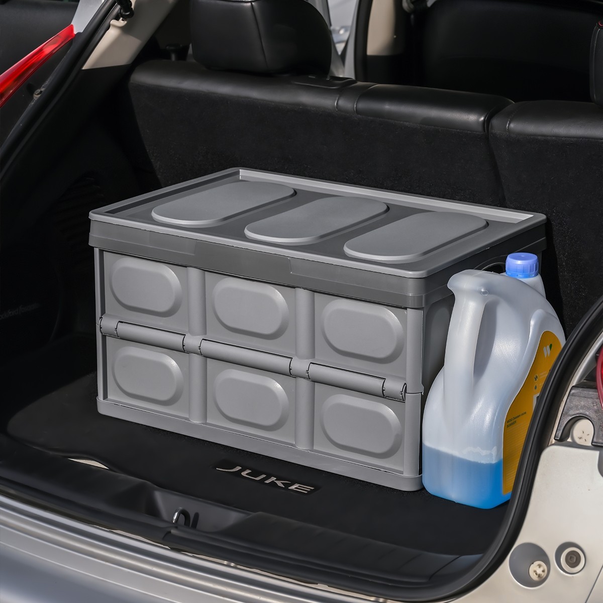 Ящик MVM раскладной с крышкой FB-1 55L серый