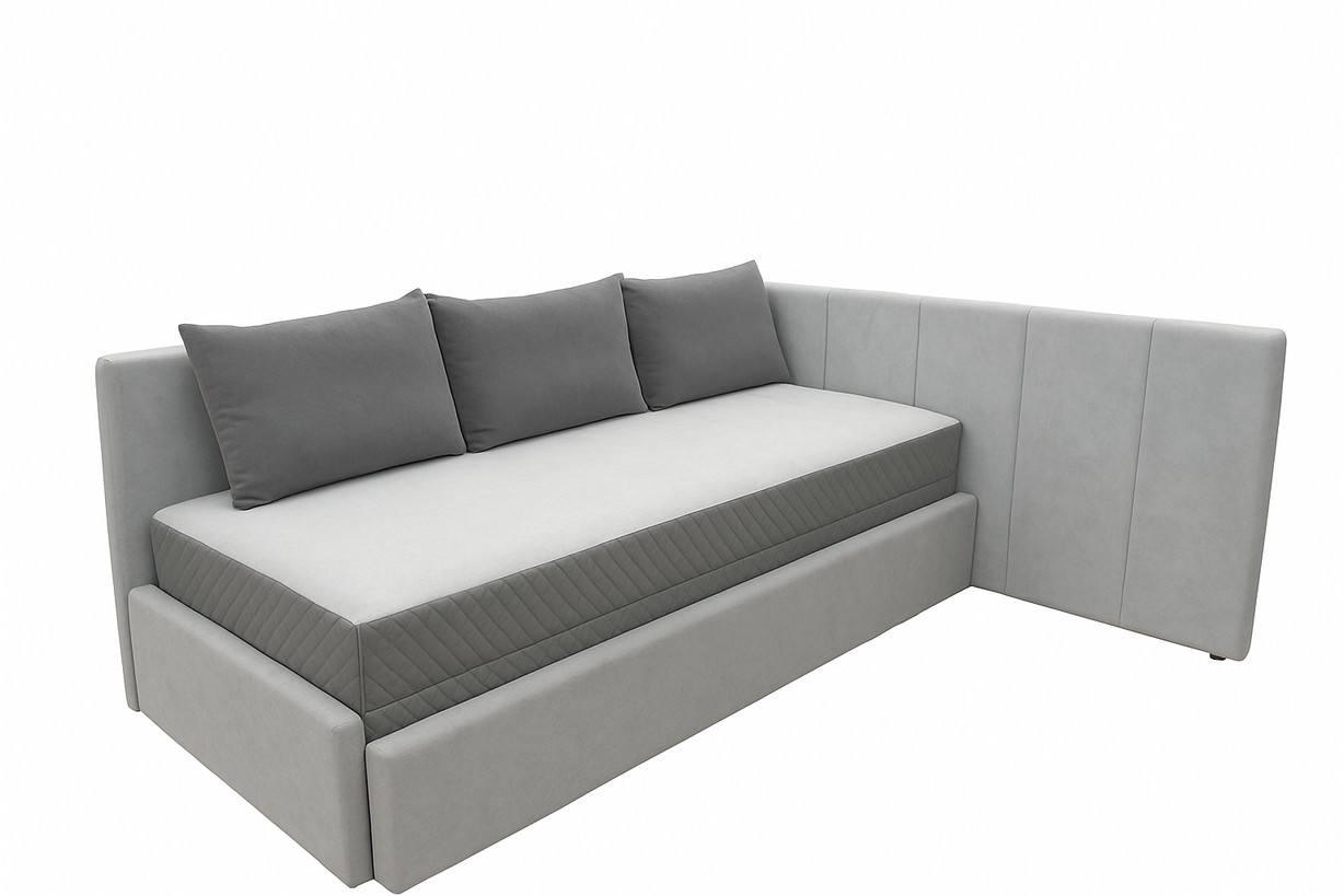 Кровать раскладная Verona Twin с удлиненным изголовьем 800-1600х2000 см