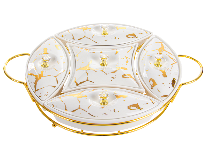 Менажница фарфоровая Lefard  28 см 926-011