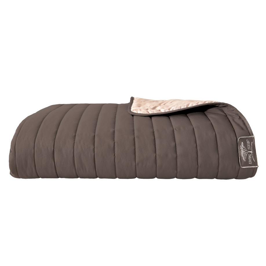 Покрывало Стиль Люкс ТМ IDEIA 220x240 см Шоколад/Беж Покрывало Стиль Люкс ТМ IDEIA 220x240 см Шоколад/Беж