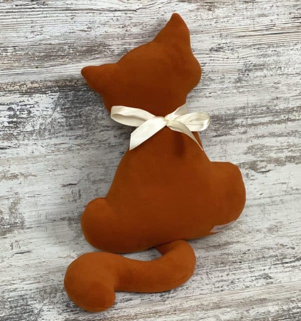 Подушка Котик плюшевый, h50