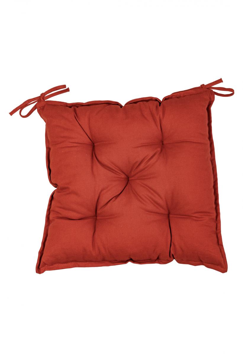 Подушка на стілець Прованс Гарбузова квадратна, 40х40