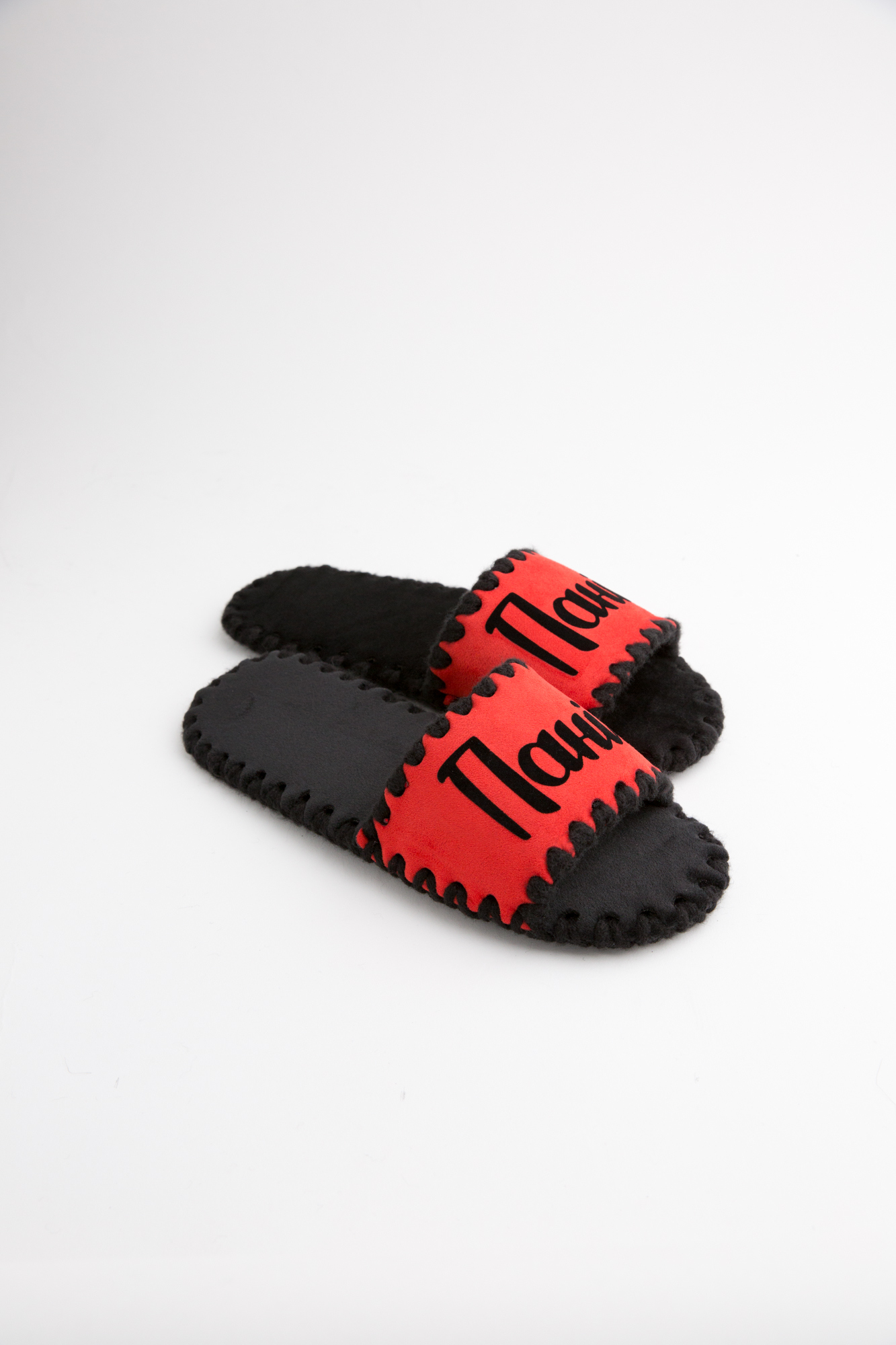 Жіночі домашні капці Family Story Класичні відкриті Пані Червоні