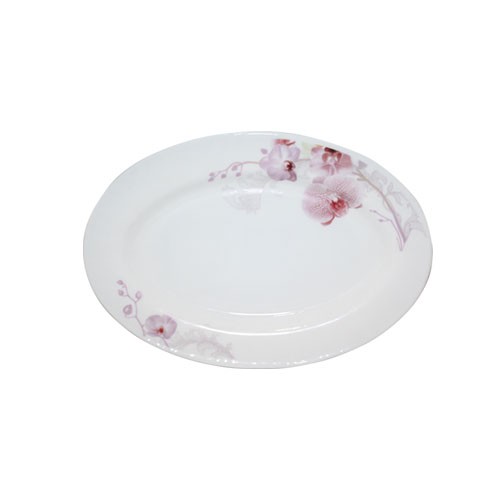 Селедочница Розовая орхидея 25см  61099 6шт