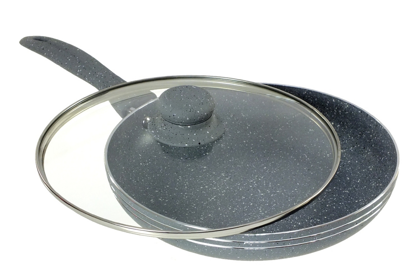 Сковорода с крышкой и мраморным покрытием Edenberg 20 см EB-784