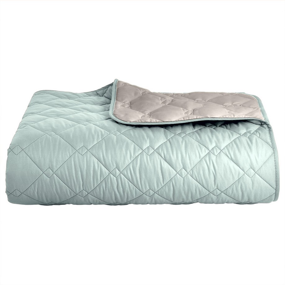 Покрывало Стиль Cube ТМ IDEIA 180x210 см Мята/светло-серый Покрывало Стиль Cube ТМ IDEIA 180x210 см Мята/светло-серый