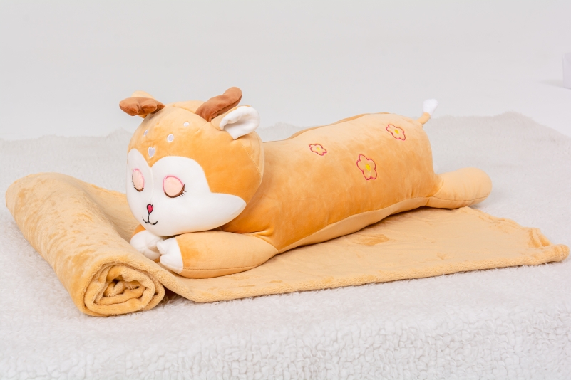 Плед детский MirSon №1057 Roe deer Beige