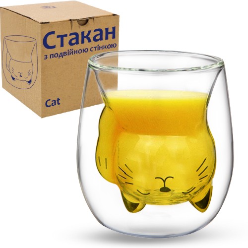 Стакан с двойной стенкой Cat 190мл 6 шт Стакан с двойной стенкой Cat 190мл 6 шт