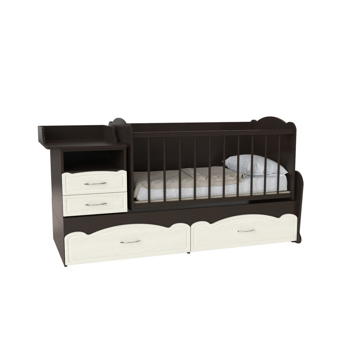 Кровать детская  Binky ДС043CP Венге дуб немо лате