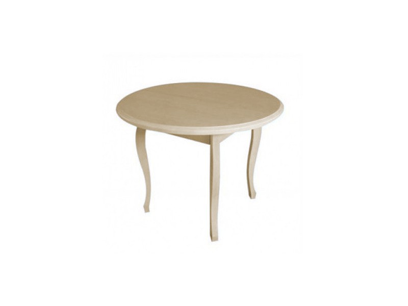 Стол обеденный раскладной Лион ваниль 100(+40)x100х78,5 см