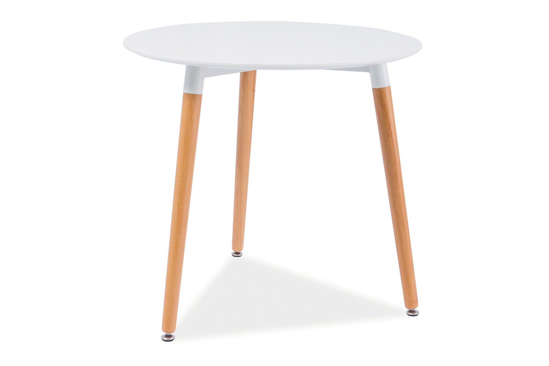 Стол обеденный Nolan III 80х80 Белый/Бук